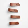 Cognac Leather Napkin Holders Set Of 4