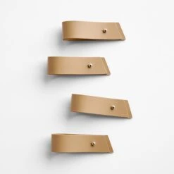 Sand Leather Napkin Holders Set Of 4