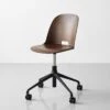 Alfi Dark Brown Reclaimed Work Chair