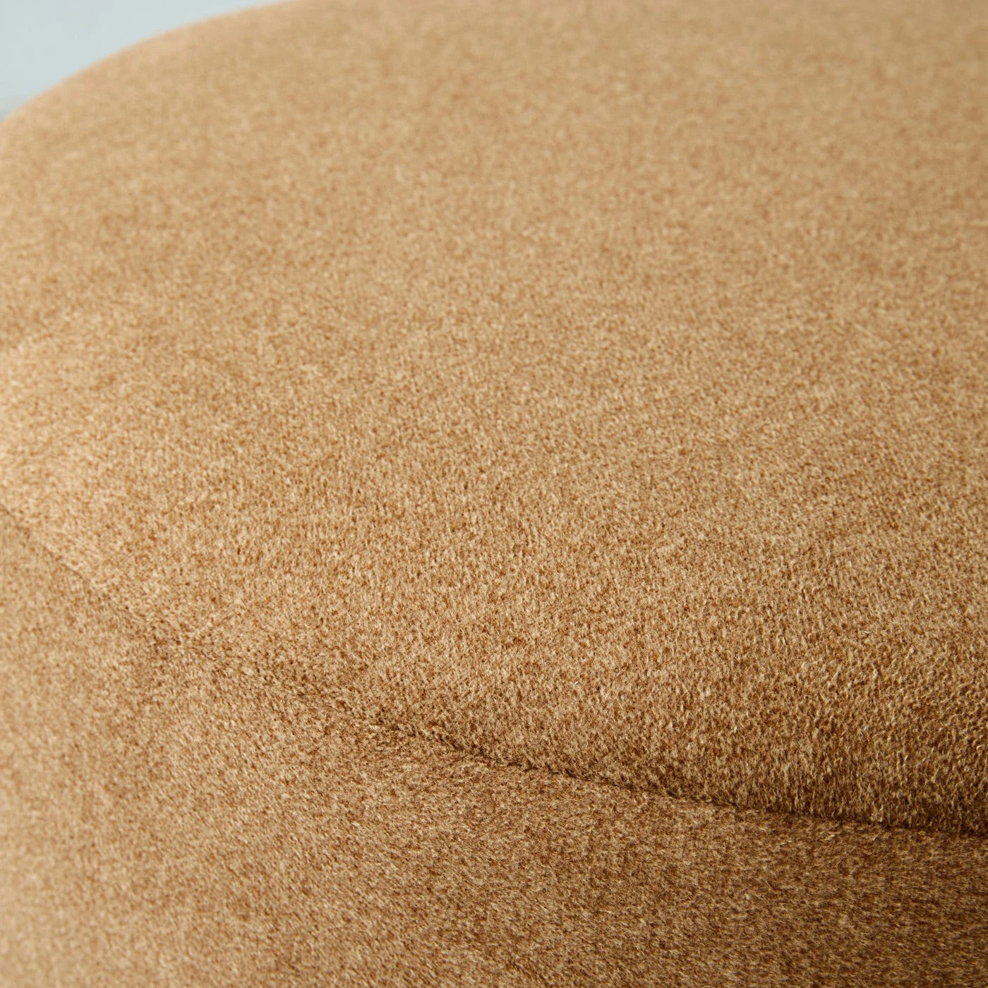 Cylinder Heathered Brown Ottoman - Image 3