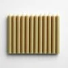 Khaki Taper Candles Set Of 12
