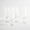 LSA International Arc Champagne Flutes Set Of 4