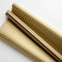 Stitch Gold Wrapping Paper Roll Of 4 Sheets