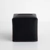 Black Leather Tissue Cover
