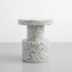 Bit White Multi Stool