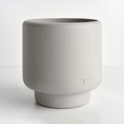 Botany Concrete Gray Large Planter