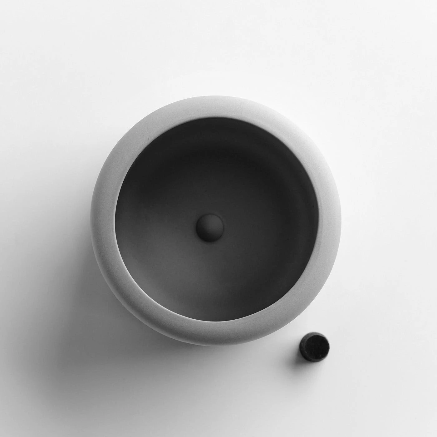 Botany Concrete Gray Small Planter - Image 2