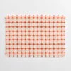 Wicker Persimmon Orange Placemats Set Of 4