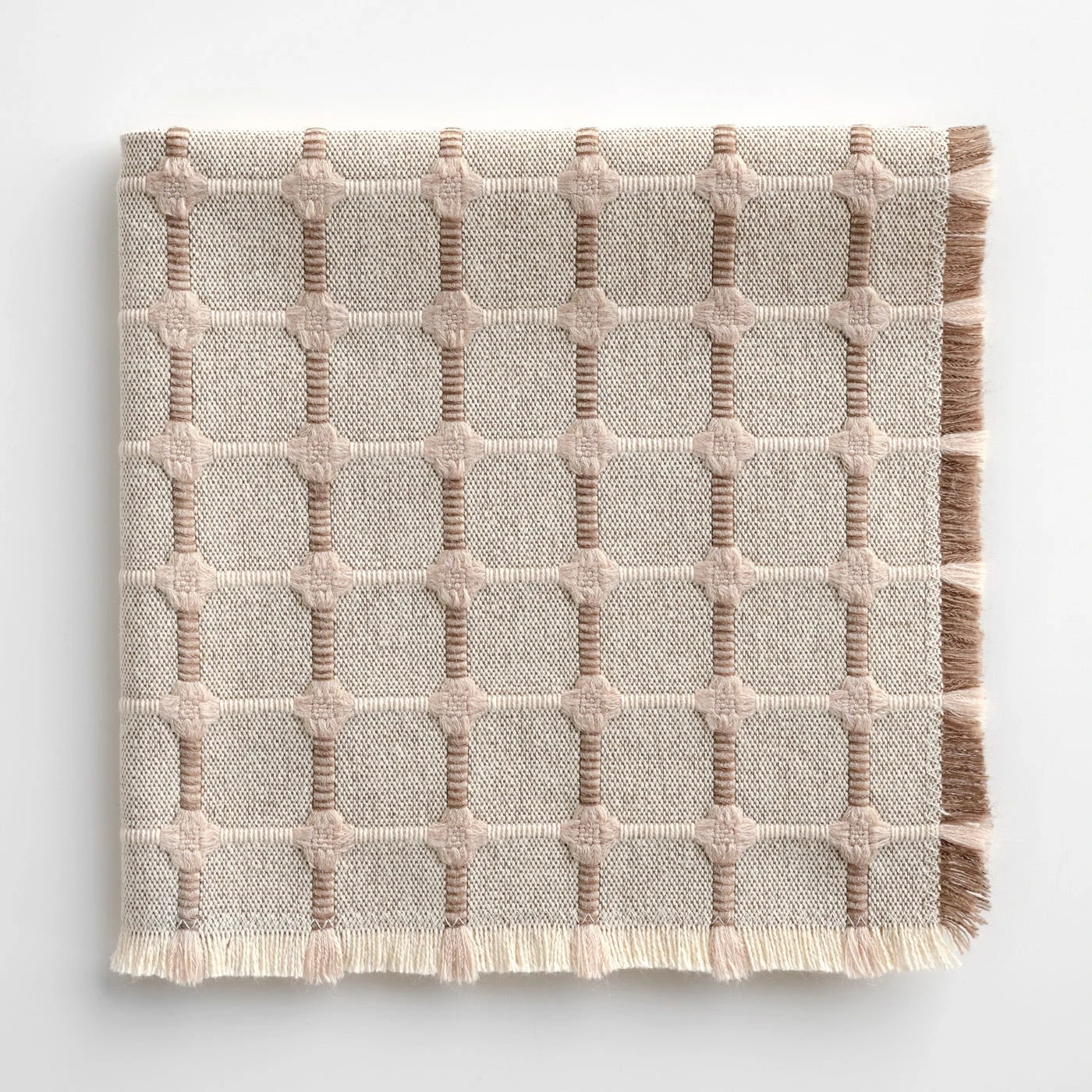 Hopsack Mocha And Sand Napkins Set Of 4