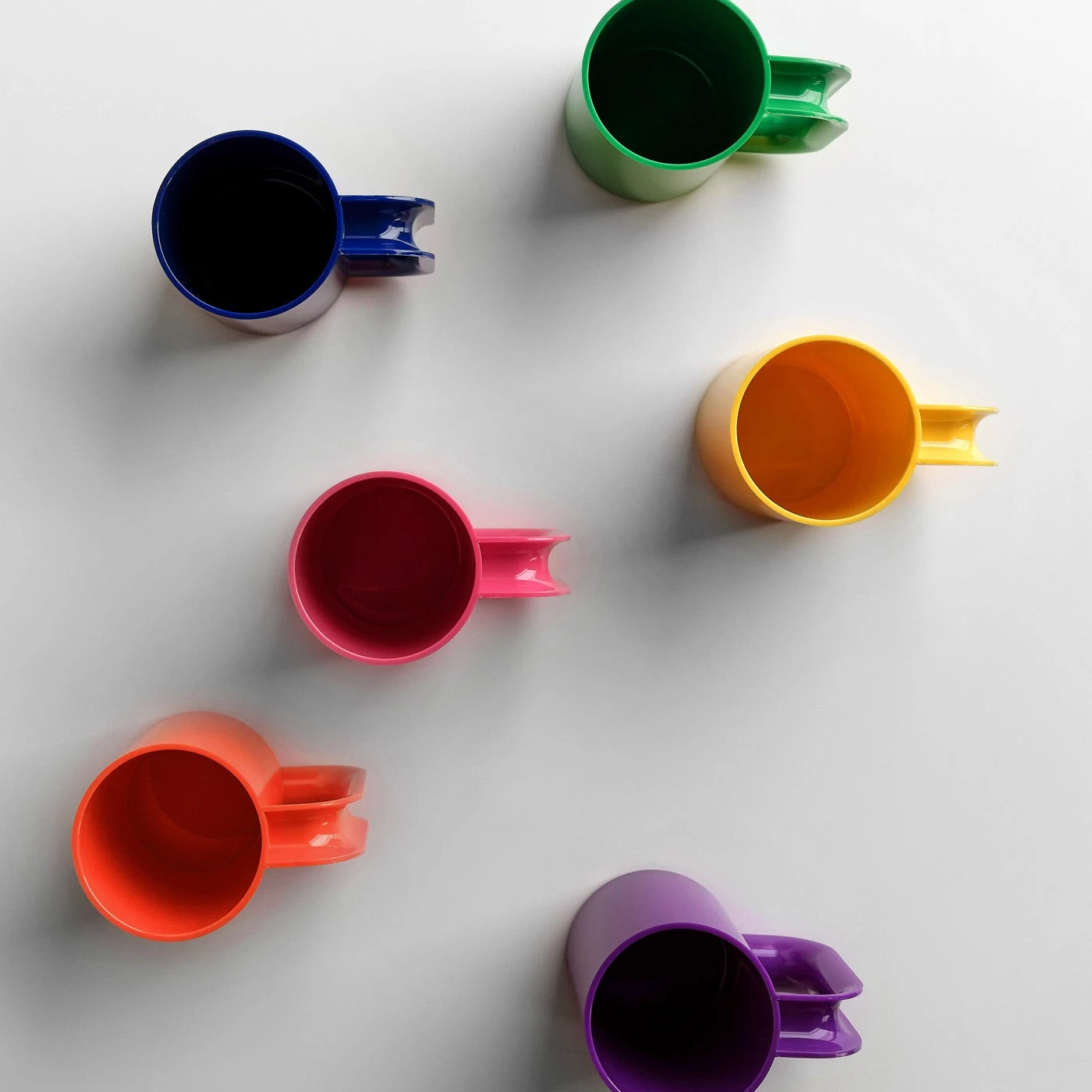 Heller Orange Mugs Set Of 6 - Image 8