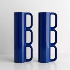 Heller Blue Mugs Set Of 6