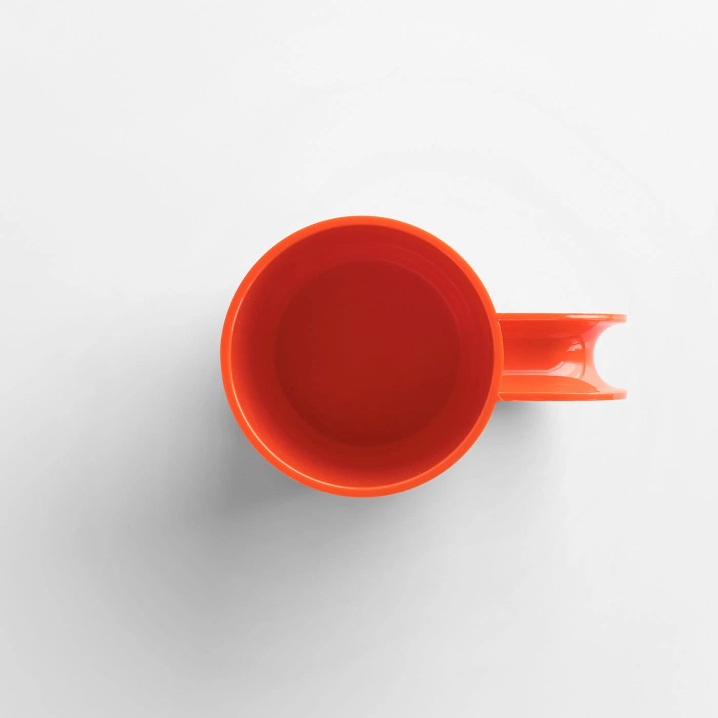 Heller Orange Mugs Set Of 6 - Image 4