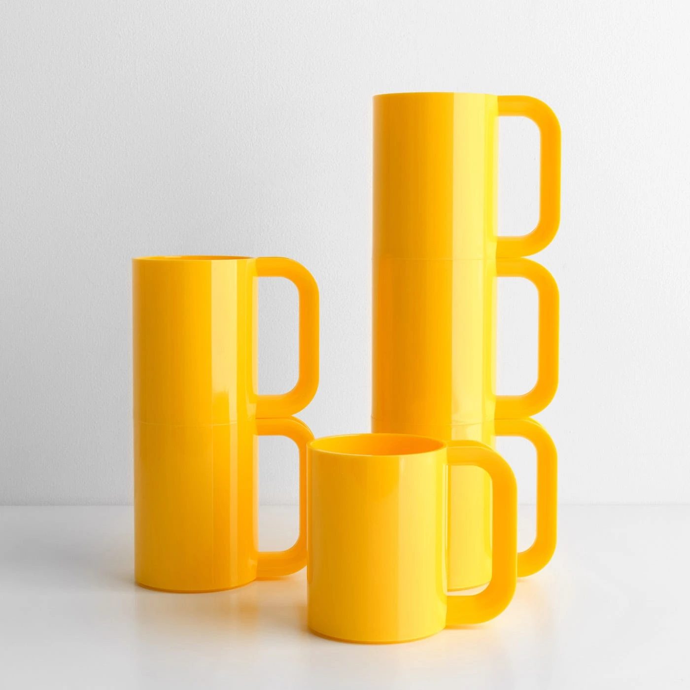 Heller Yellow Mugs Set Of 6 - Image 2