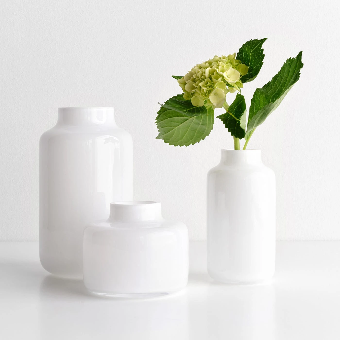 Mini Magnolia Opal White Medium Vase - Image 2