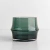 Arc Green Flowerpot Low Vase