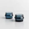 Arc Blue Tealight Holders Set Of 2