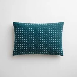 Stitch Lake Throw Pillow Cover 12" X 18"