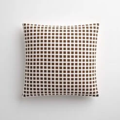 Tiles Bark Throw Pillow Cover 17" X 17"