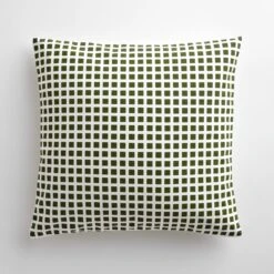 Tiles Pine Throw Pillow Cover 20" X 20"