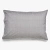 Stitch Pewter + White Pillowcase Set