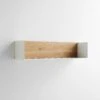 White Large U Wall Shelf