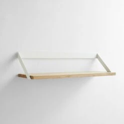 Ribbon White Wall Shelf