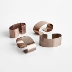 Brushed Copper Napkin Ring