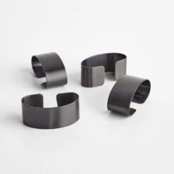 Brushed Black Napkin Ring