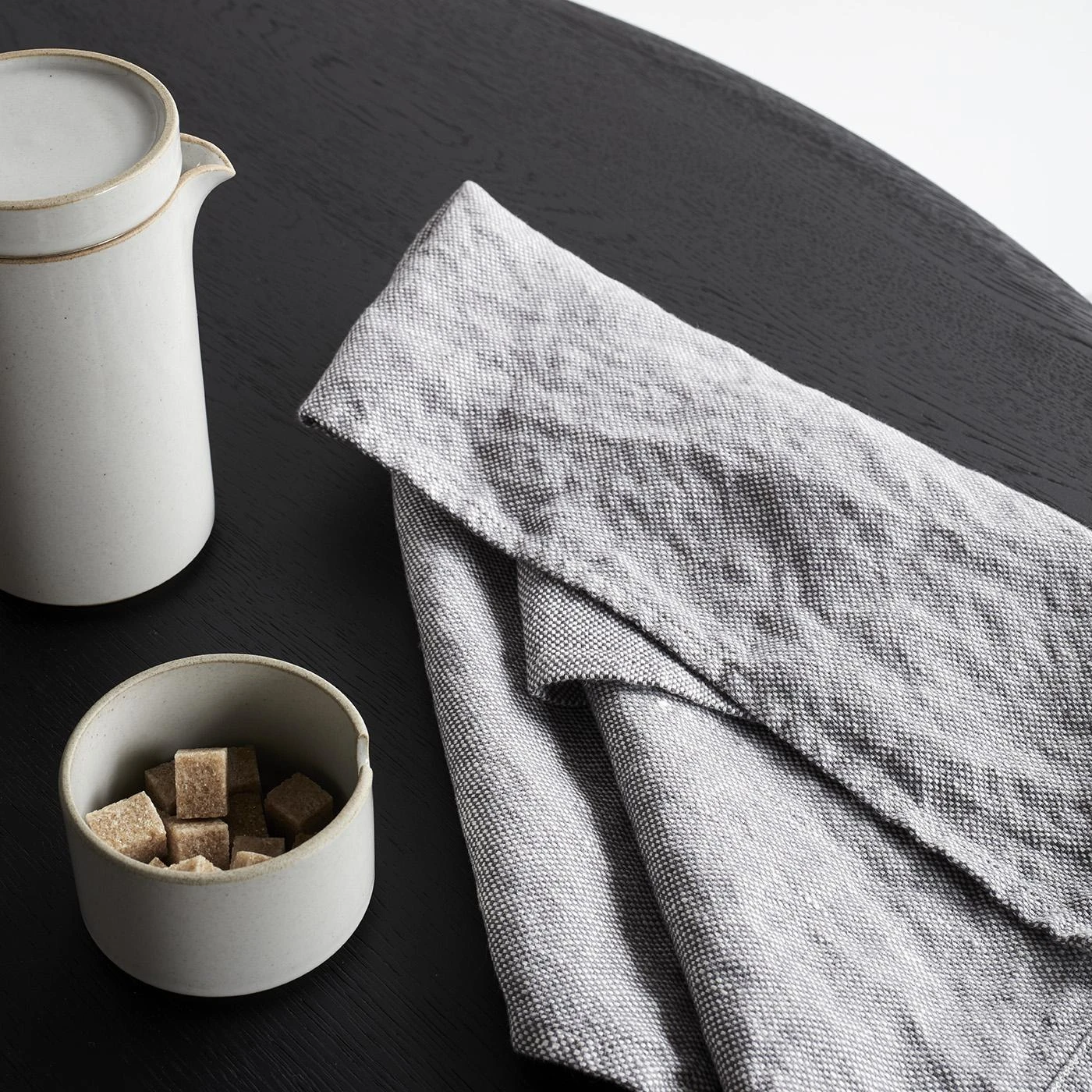 Chambray Gray Linen Teatowel - Image 4