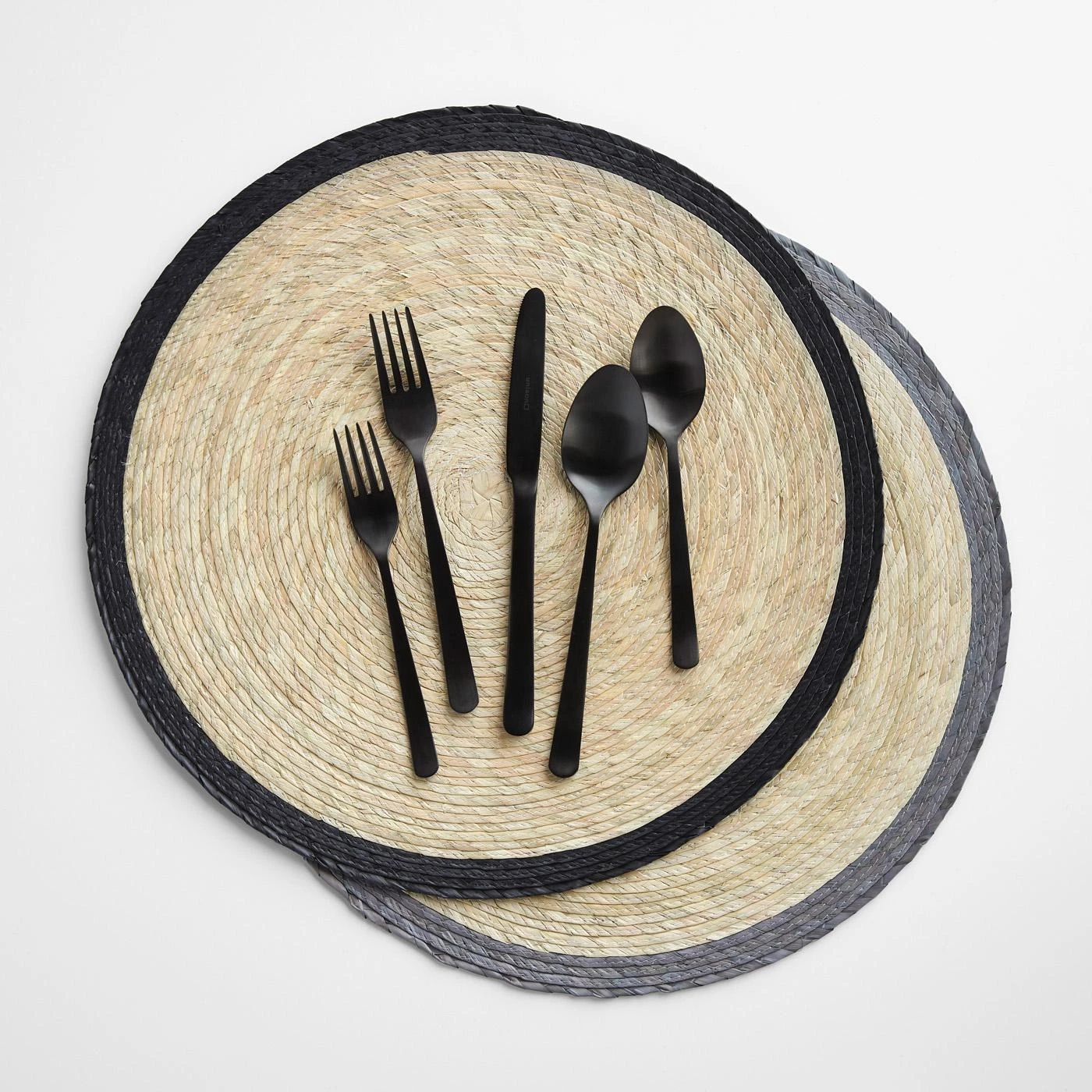 Gray Band Round Placemat - Image 5