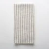 Oxford Stripe Natural Linen Teatowel