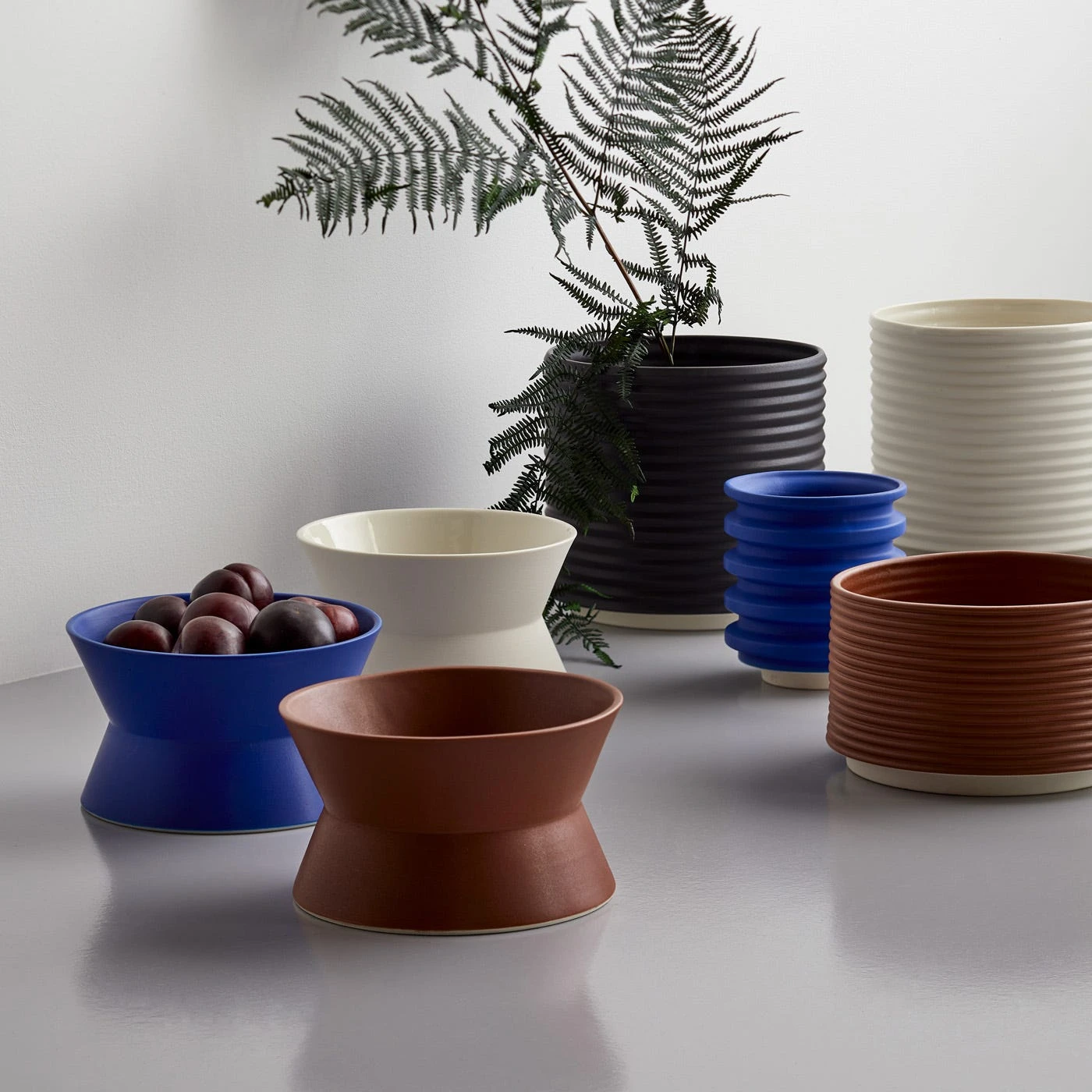 Oblique White Planter - Image 6