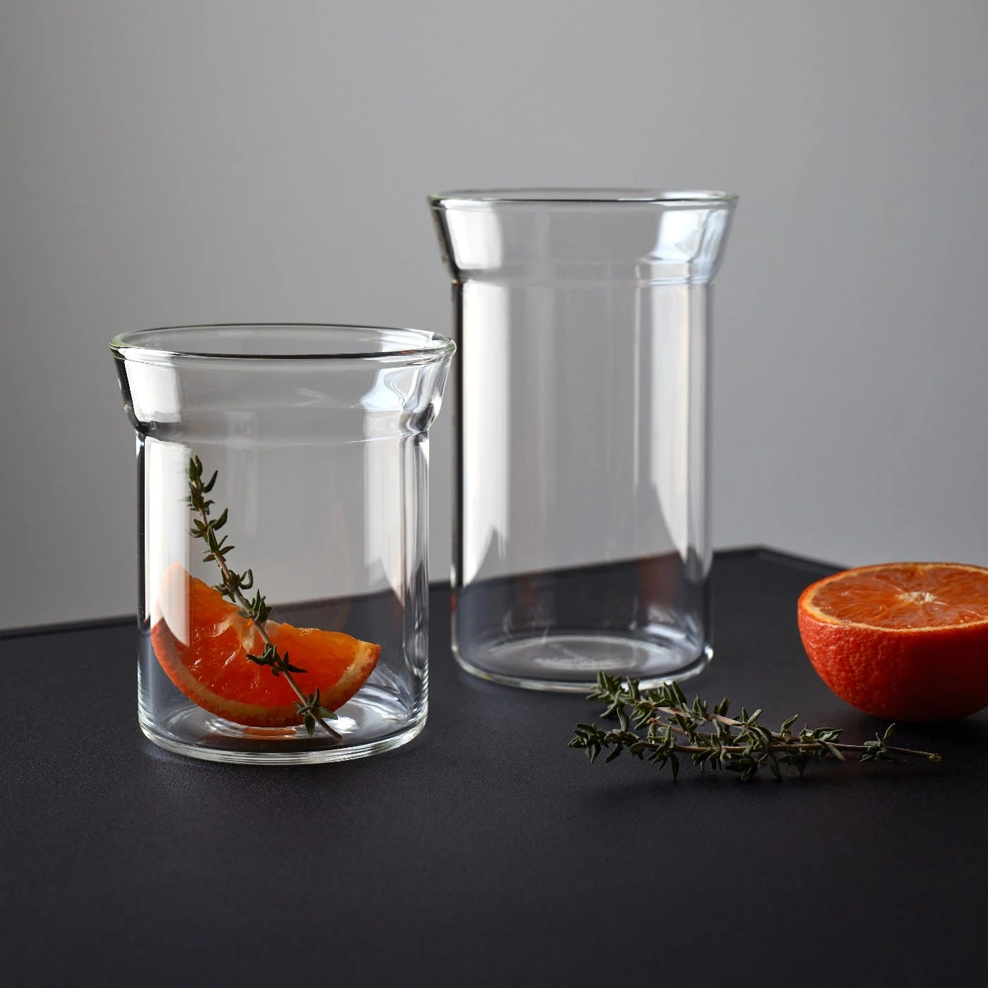 Angle Bold Clear Double Old Fashioned Glasses Set Of 2 - Image 4