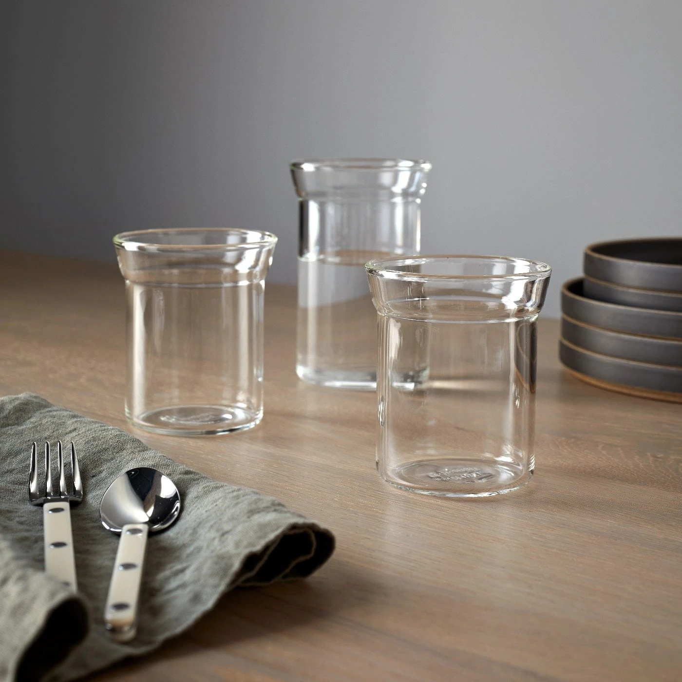 Angle Bold Clear Double Old Fashioned Glasses Set Of 2 - Image 5