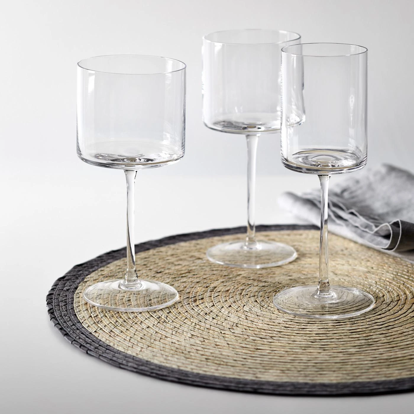 Gray Band Round Placemat - Image 7