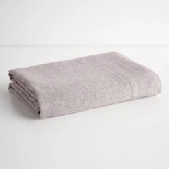 Burgundy Chambray Linen Sheets