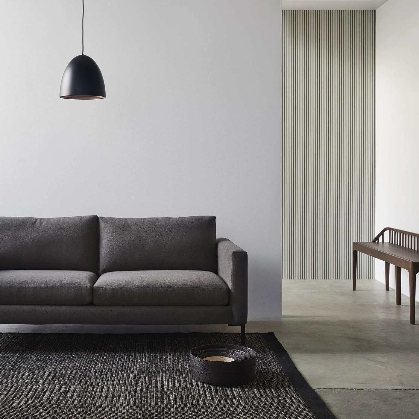 Black Band Round Basket Set Of 4 - Image 12