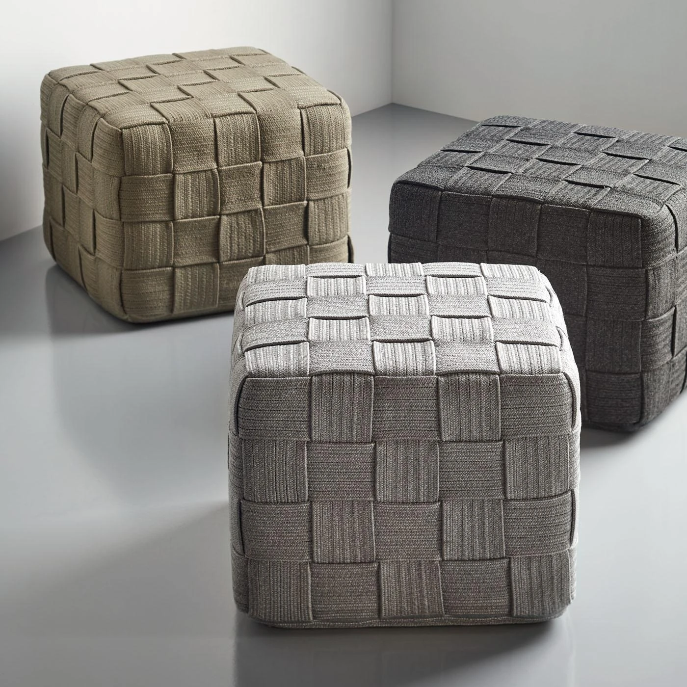 Cube Taupe Ottoman - Image 6