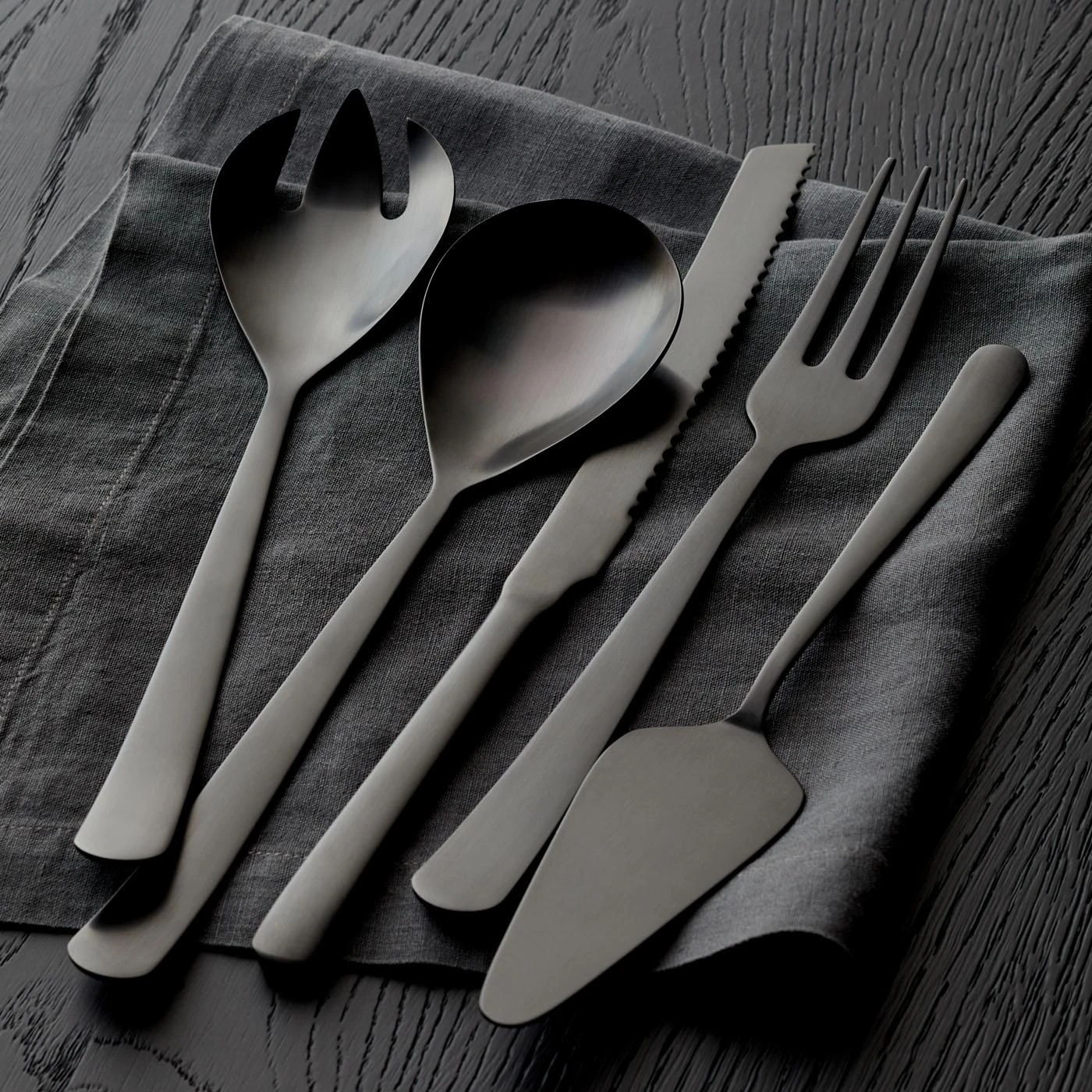 Galvin Black Salad Servers - Image 3