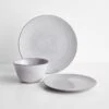 Grace Gray 3pc Dinnerware Set