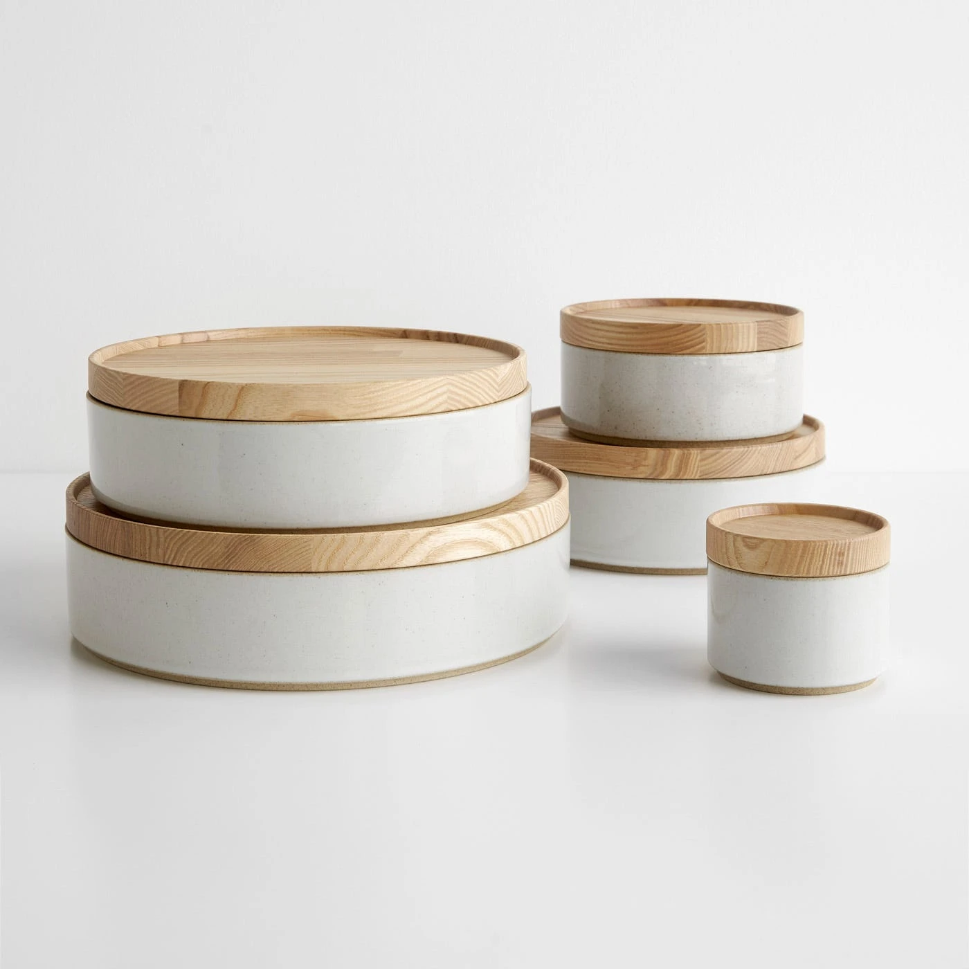 Hasami Gloss Gray Bowl Set Of 5 - Image 4