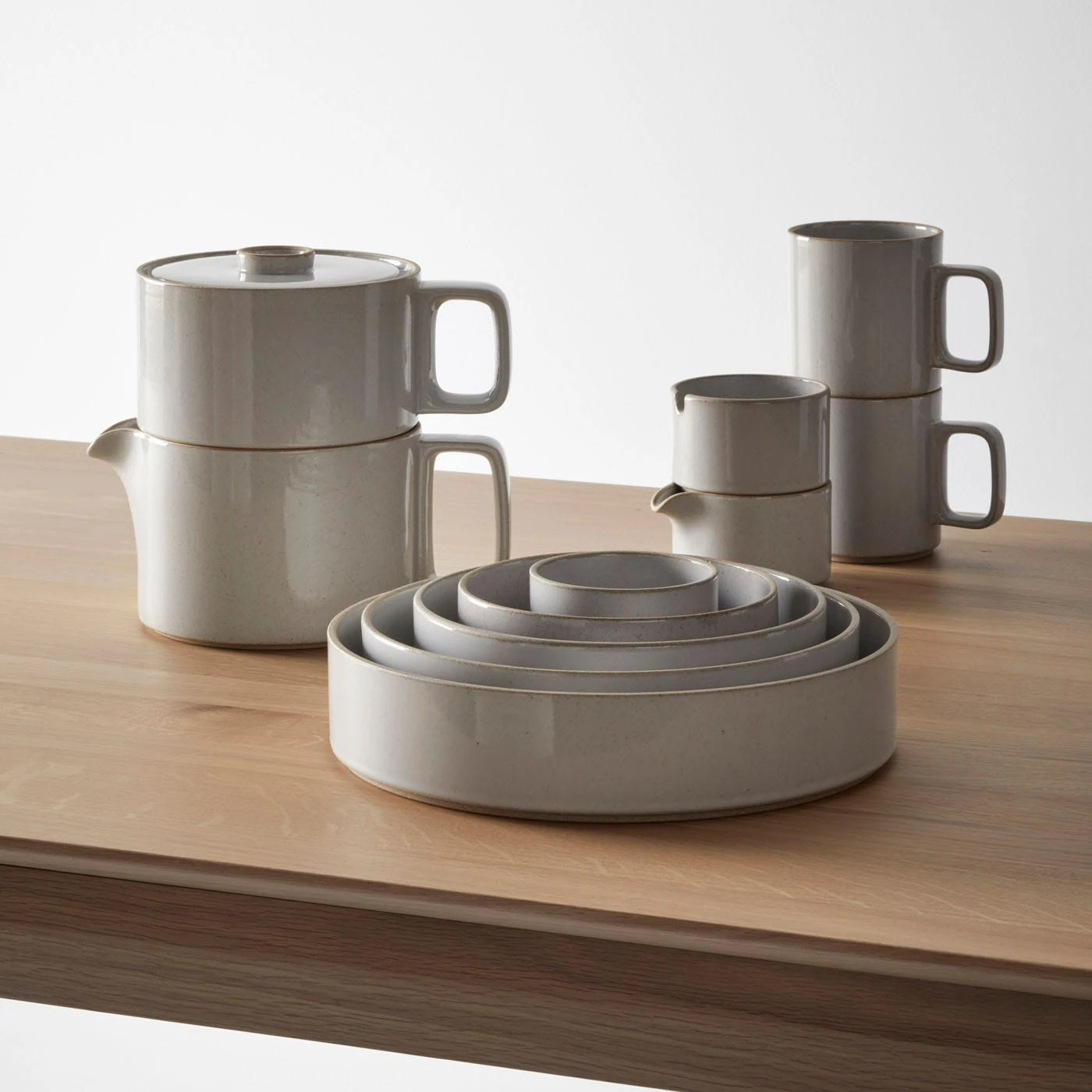 Hasami Gloss Gray Teapot 40oz - Image 6