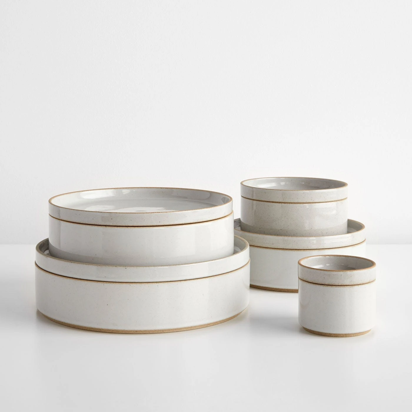 Hasami Gloss Gray Bowl Set Of 5 - Image 3