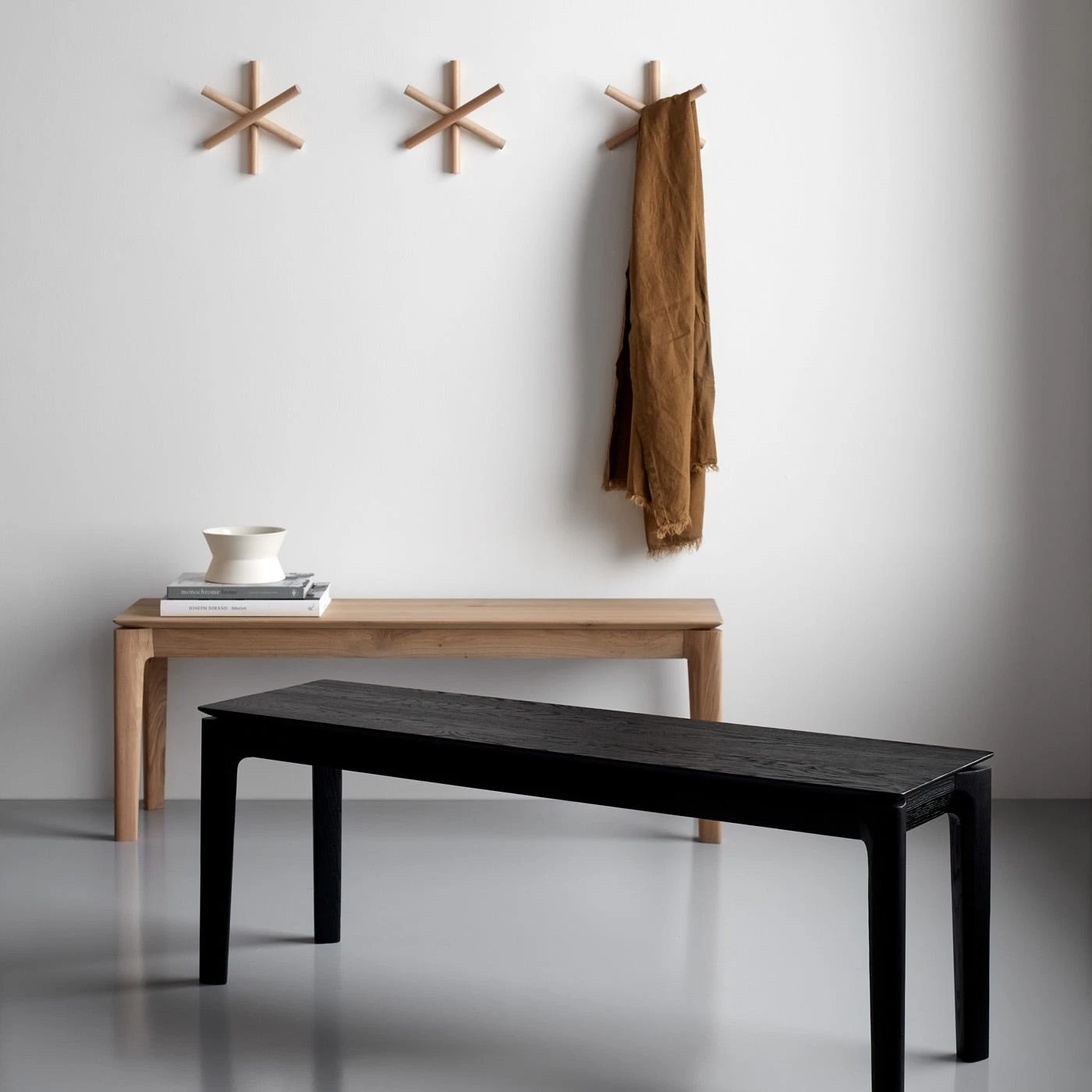 Logs Natural Beech Coat Hanger - Image 6