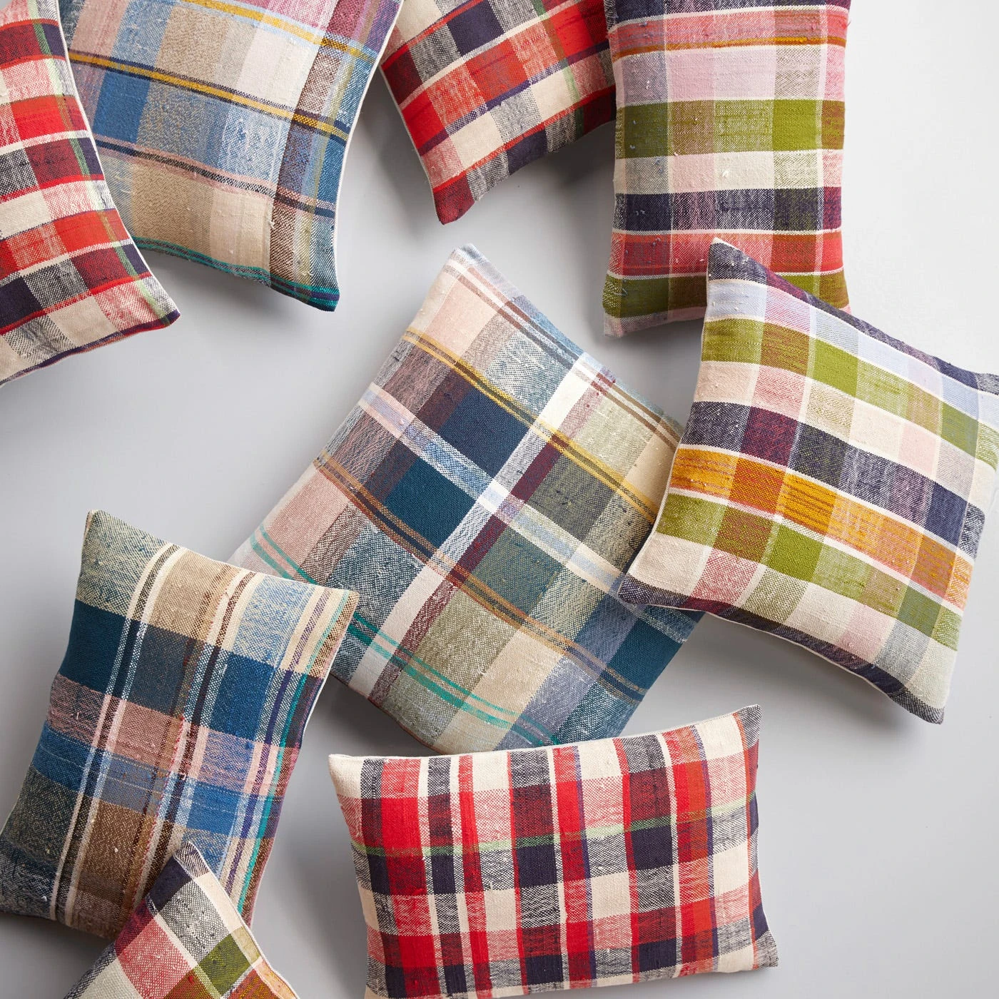 Sefton Plaid Throw Pillow Cover 20" X 20" - Image 4