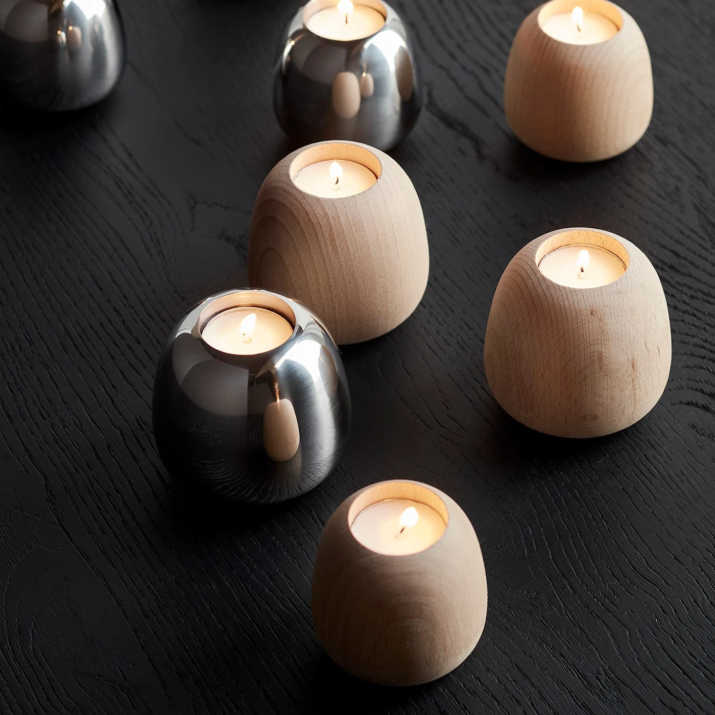 Ora Steel Large Candleholder - Image 7