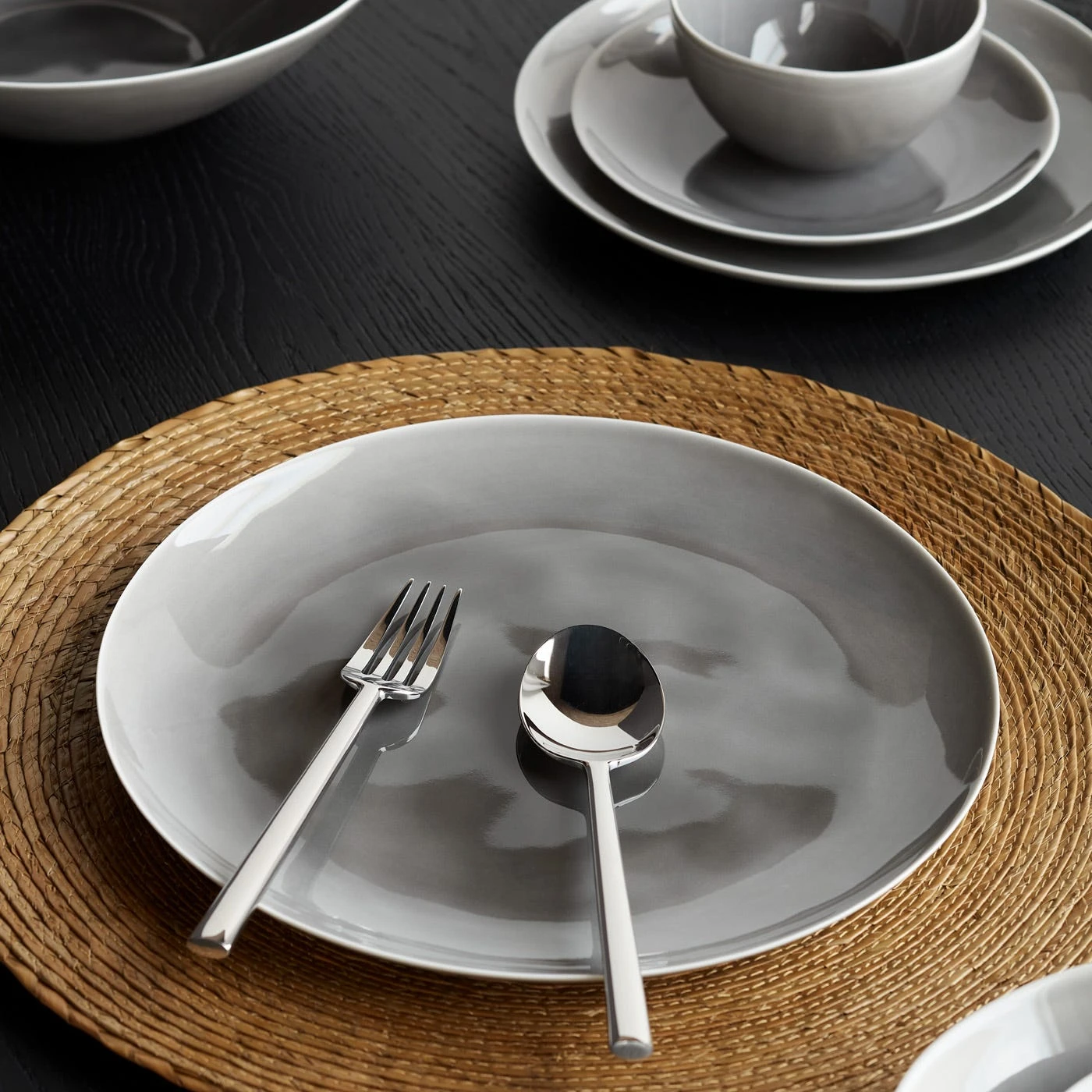 Onda Ochre Round Placemat - Image 4