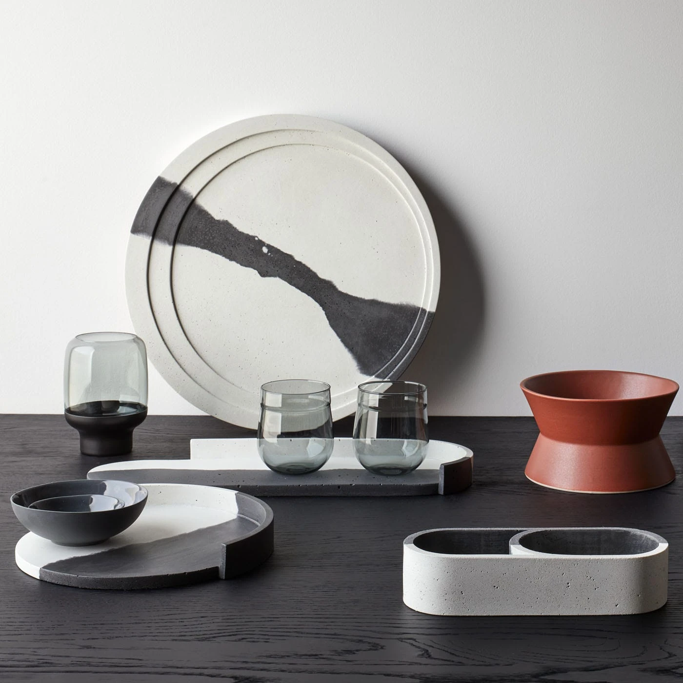 Zig Zag Brick Low Bowl - Image 8