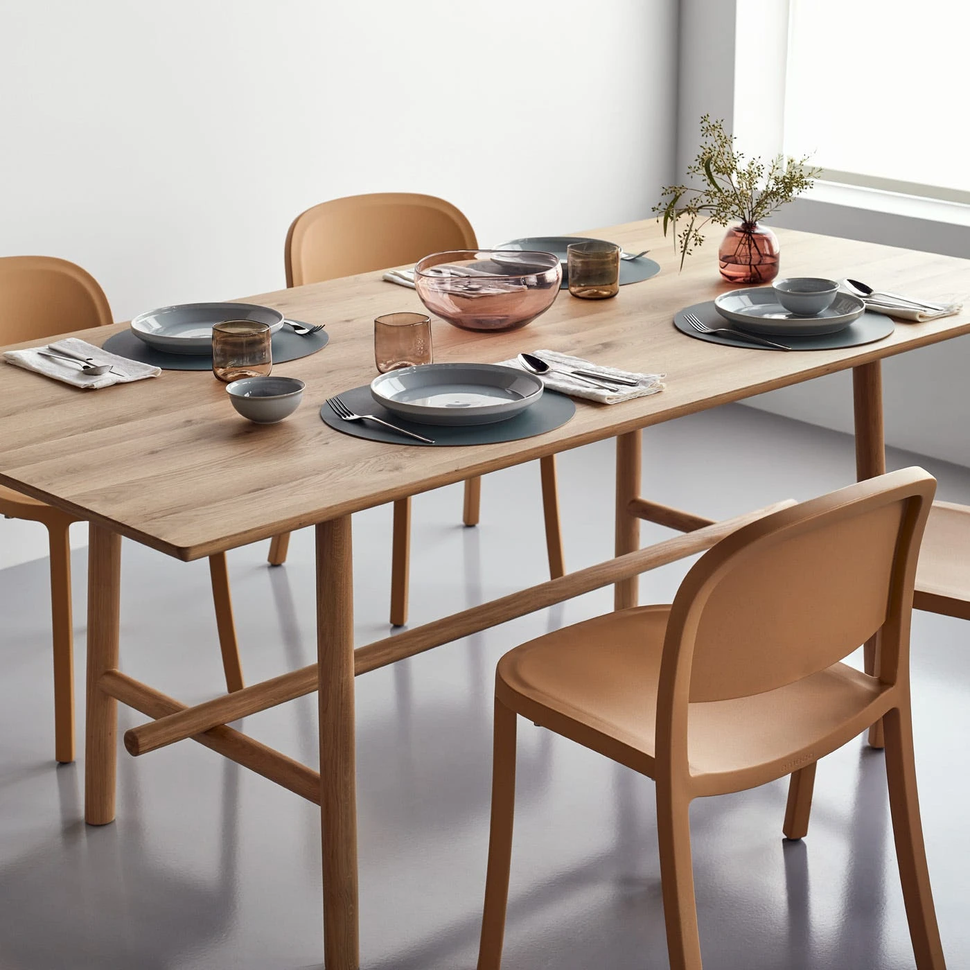 1 Inch Sand Reclaimed Stacking Chair - Image 9