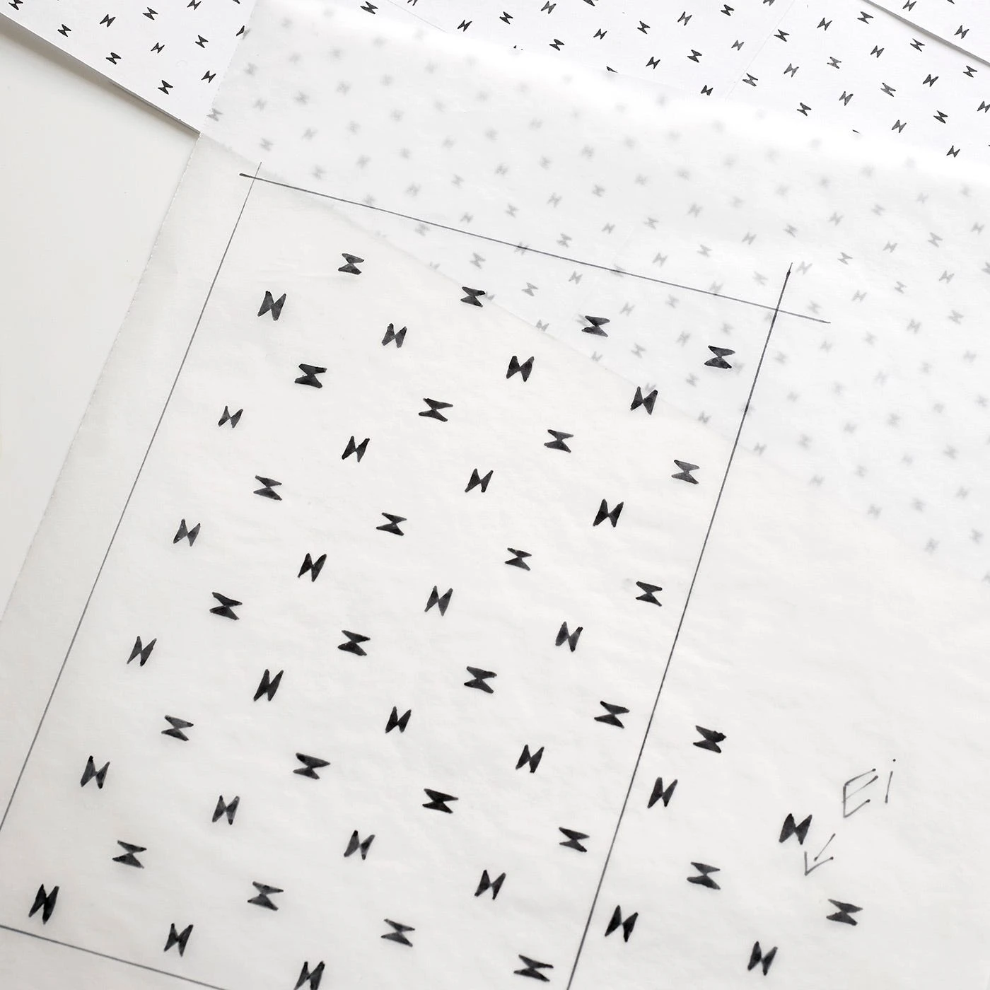 Sashi Geo Navy Sheets - Image 2